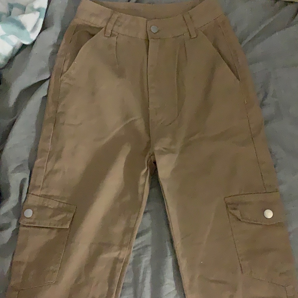 Khaki cargo pants